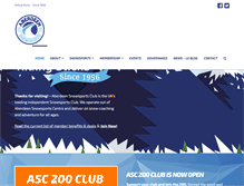 Tablet Screenshot of aberdeensnowsportsclub.org